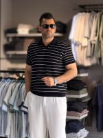پولوشرت راه راه یقه دار - Image 4