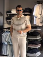 پولوشرت راه راه یقه دار - Image 6