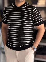 پولوشرت راه راه یقه گرد - Image 3