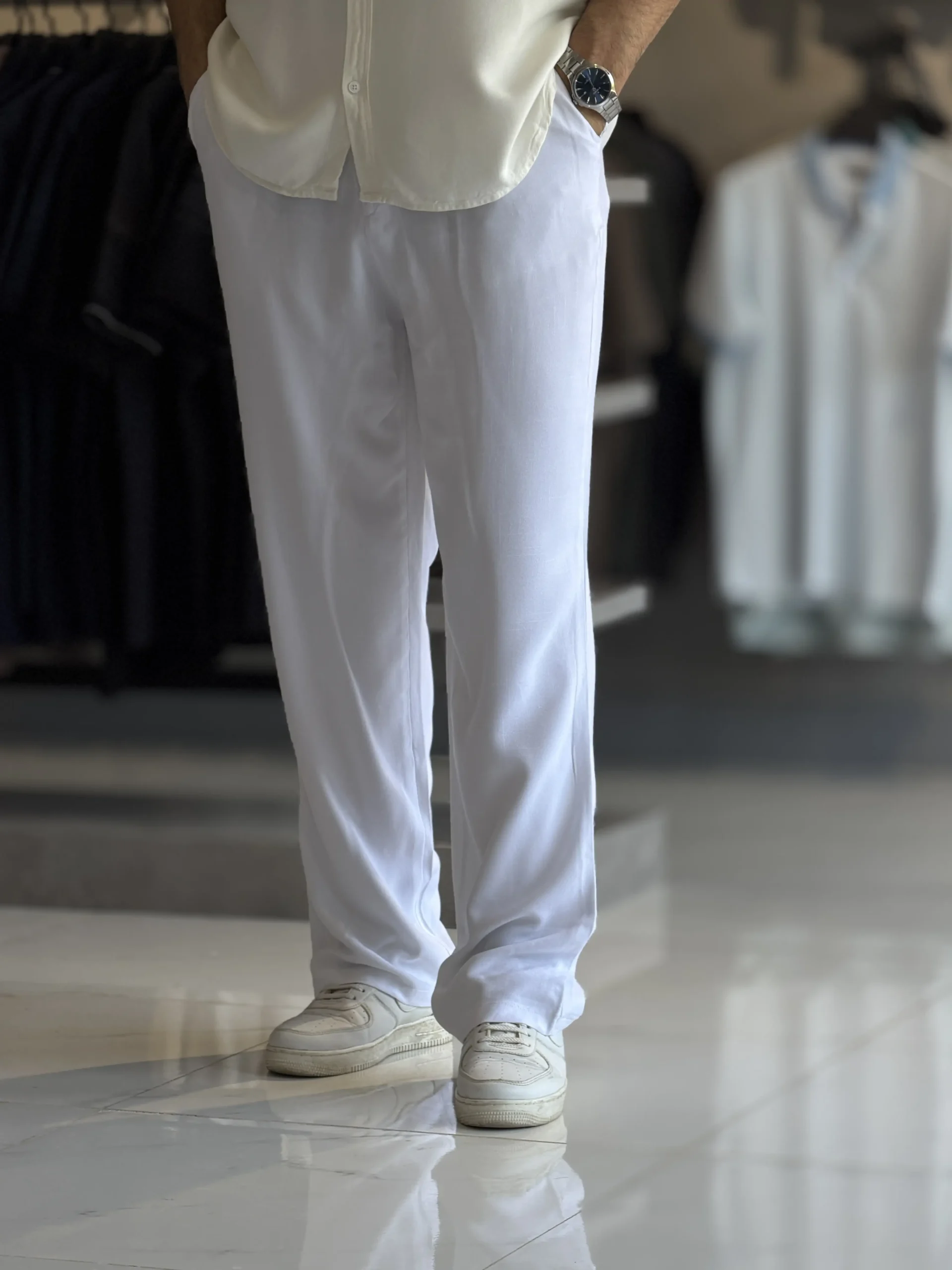 شلوار لینن D - Image 3