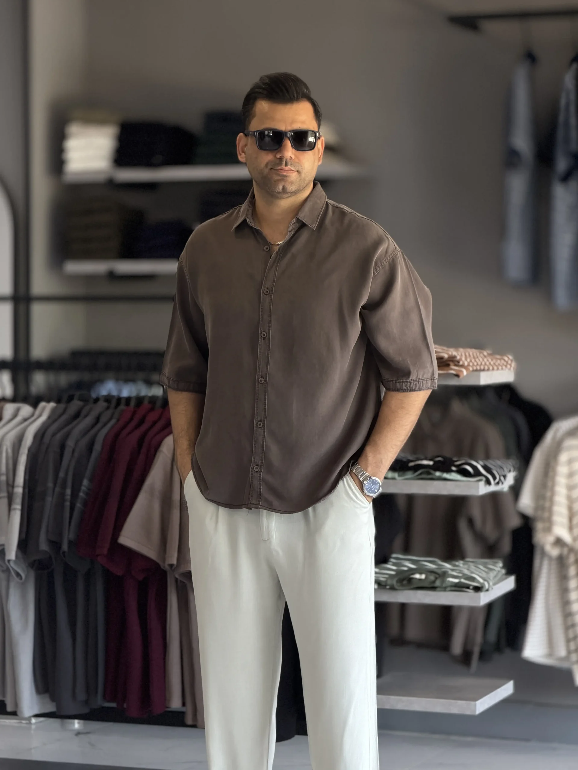 پیراهن سیلک سنگشور - Image 7