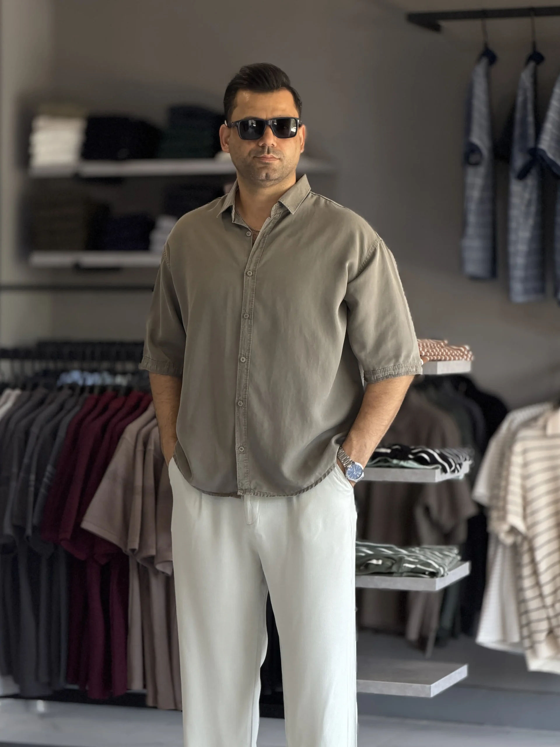 پیراهن سیلک سنگشور - Image 6