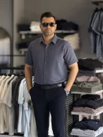 پیراهن ضد چروک آستین کوتاه - Image 10