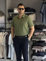پیراهن ضد چروک آستین کوتاه - Image 11