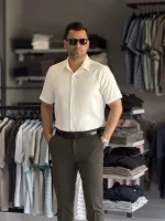 پیراهن ضد چروک آستین کوتاه - Image 14