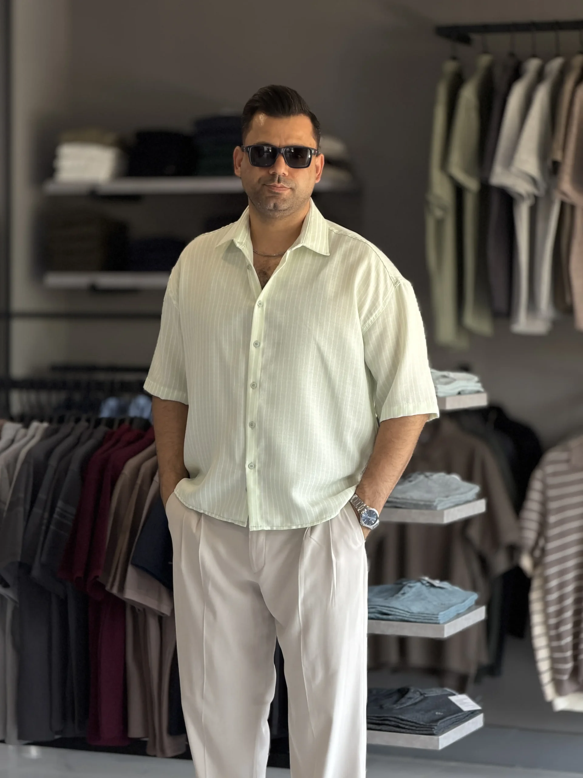 پیراهن راه راه تابستانه - Image 6