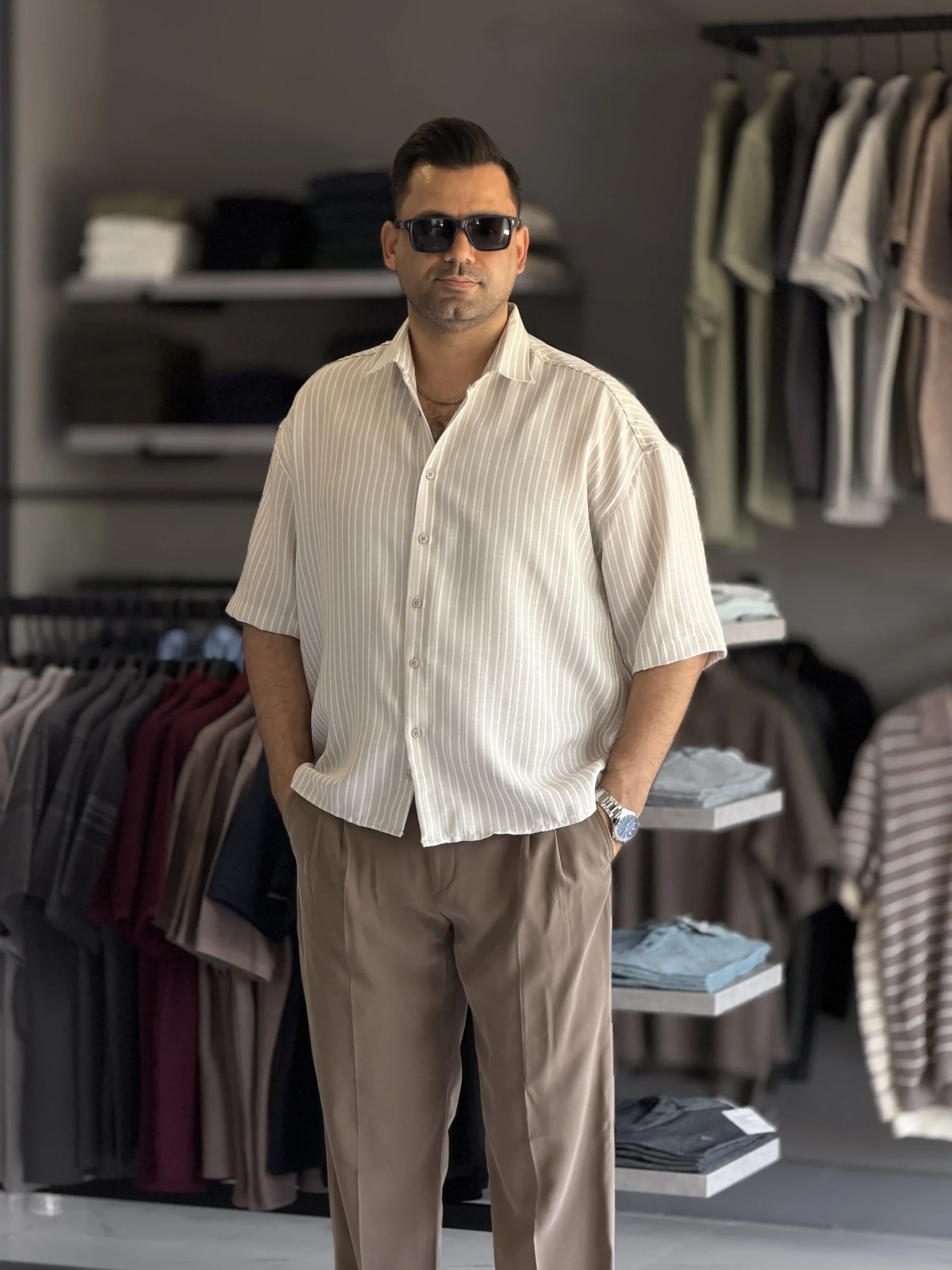 پیراهن راه راه تابستانه - Image 5
